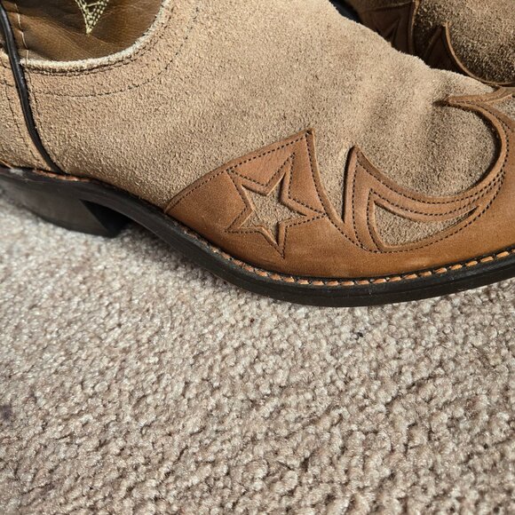 Vintage Durango Leather/Suede Western Boots - Picture 4 of 11